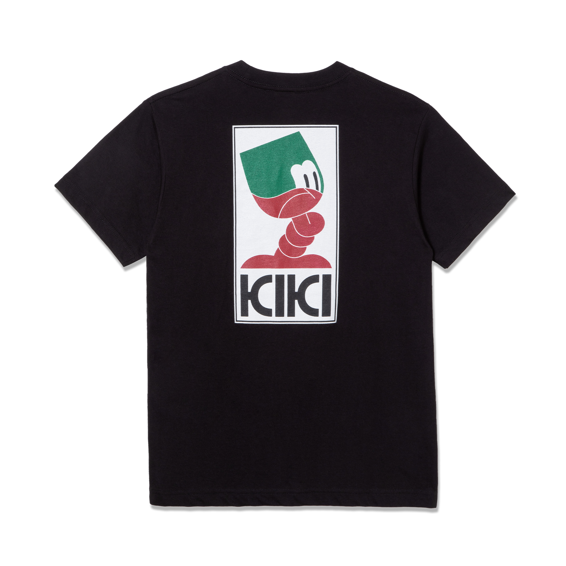 KIKI WINE CLUB オリジナル Tシャツ -墨黒 SUMI-KURO-