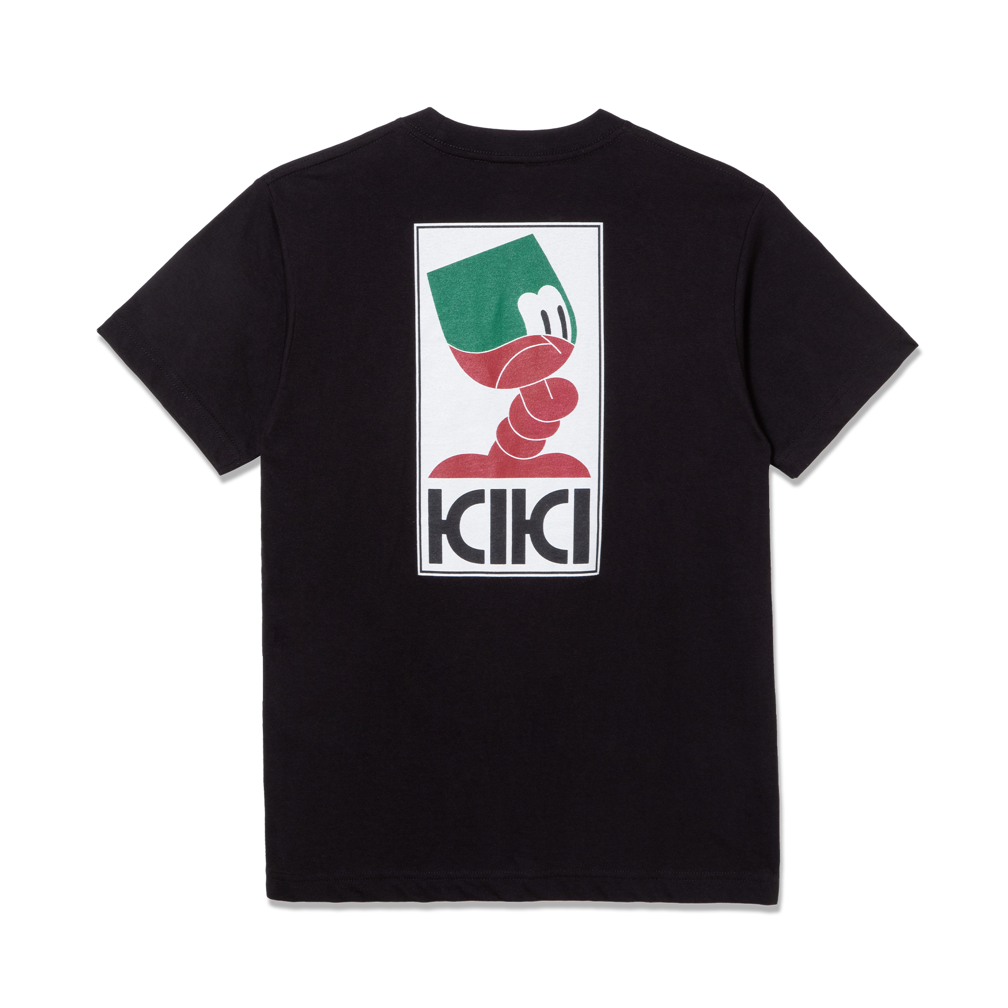 KIKI WINE CLUB オリジナル Tシャツ -墨黒 SUMI-KURO-