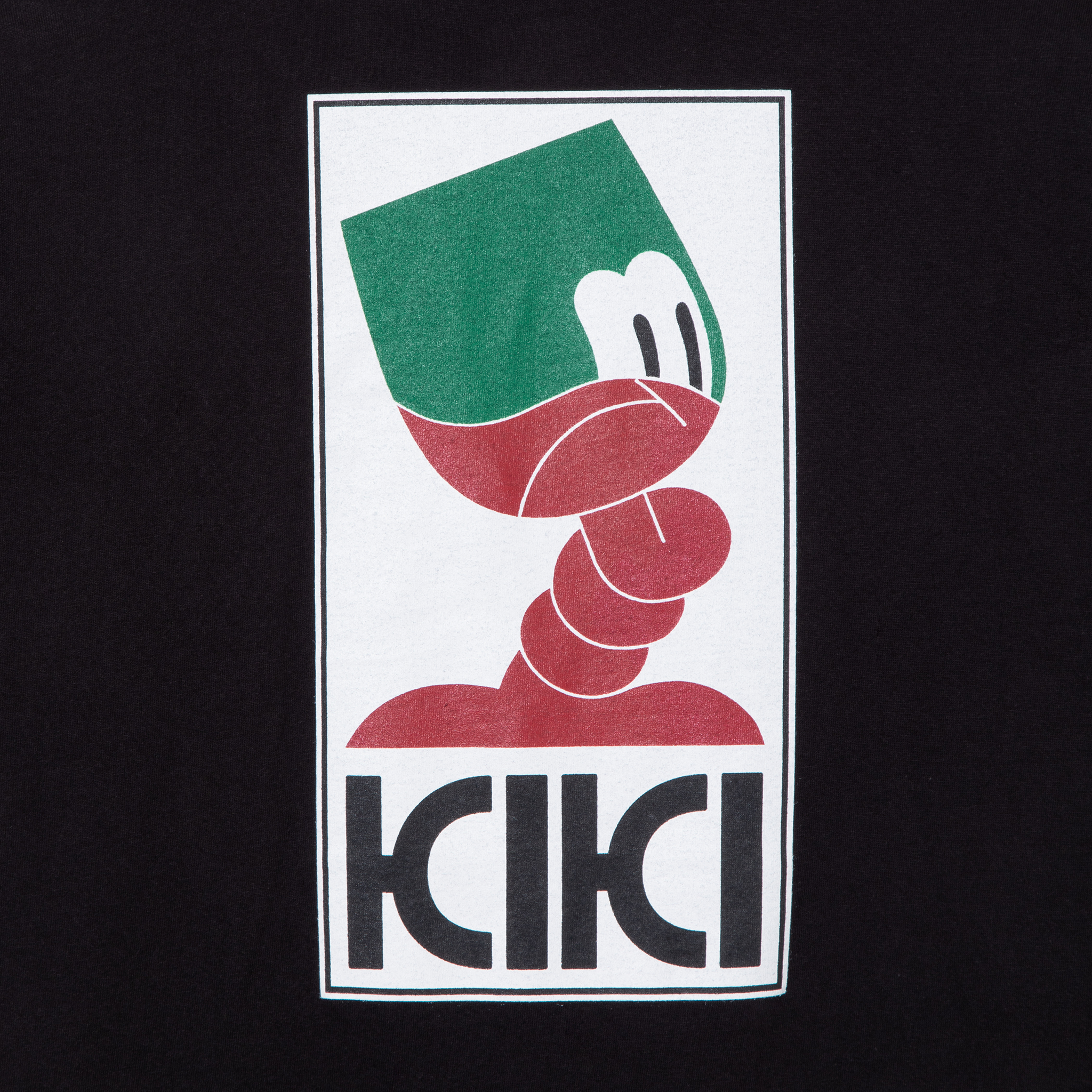 KIKI WINE CLUB オリジナル Tシャツ -墨黒 SUMI-KURO-