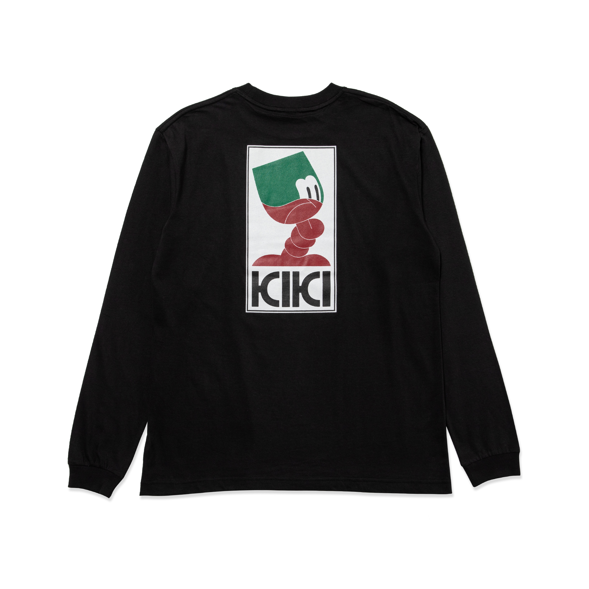 KIKI WINE CLUB オリジナル ロングTシャツ -墨黒 | SUMI-KURO-