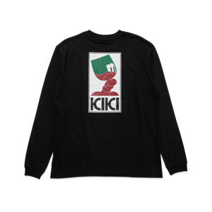 KIKI WINE CLUB オリジナル ロングTシャツ -墨黒 | SUMI-KURO-